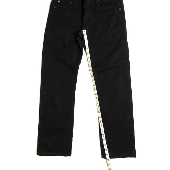 AG Adriano Goldschmied The Matchbox Slim Straight Black Jean Size 29 - Picture 12 of 13